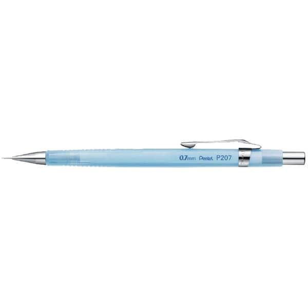 Lapiseira 0.7mm Sharp, Azul transparente, P200, SM/P207CL, Pentel - BT 1 UN