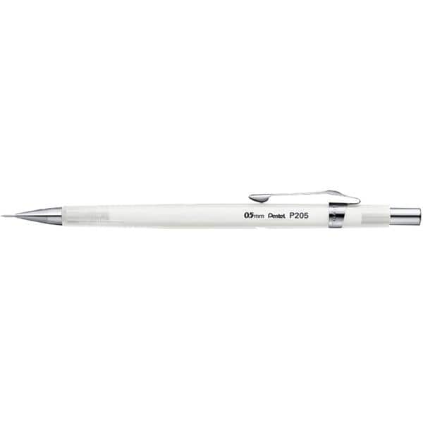 Lapiseira 0.5mm Sharp, Branco transparente, P200, SM/P205CL, Pentel - BT 1 UN