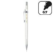 Lapiseira 0.7mm Sharp, Branco transparente, P200, SM/P207CL, Pentel - BT 1 UN Lapiseira 0.7mm Sharp, Branco transparente, P200, SM/P207CL, Pentel - BT 1 UN