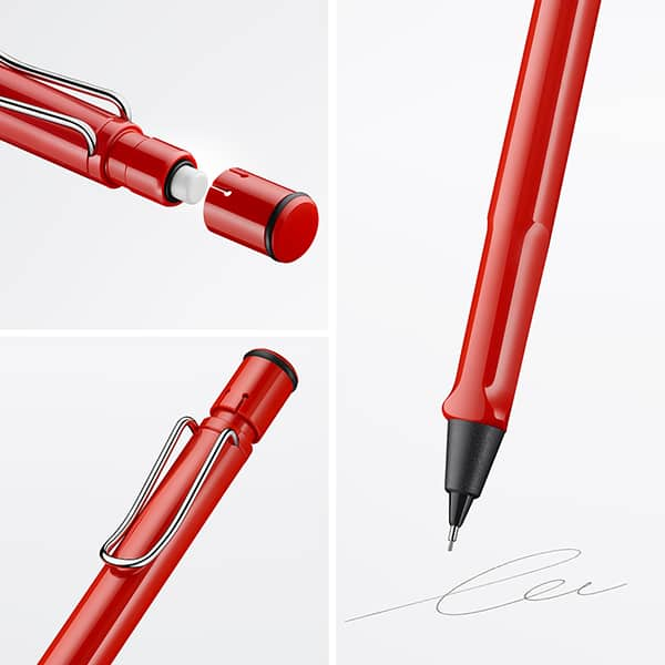 Lapiseira 0.5mm, Safari, Vermelho, 4000741, Lamy - 1 UN