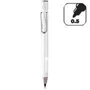 Lapiseira 0.5mm, Safari, Branco, 4000752, Lamy - UN 1 UN Lapiseira 0.5mm, Safari, Branco, 4000752, Lamy - UN 1 UN