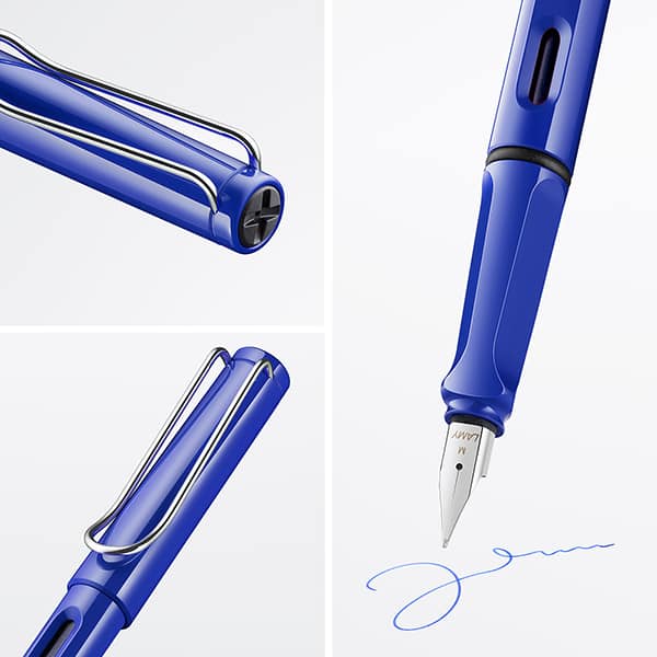 Caneta tinteiro, Safari, Azul, 4000145, Lamy - 1 UN