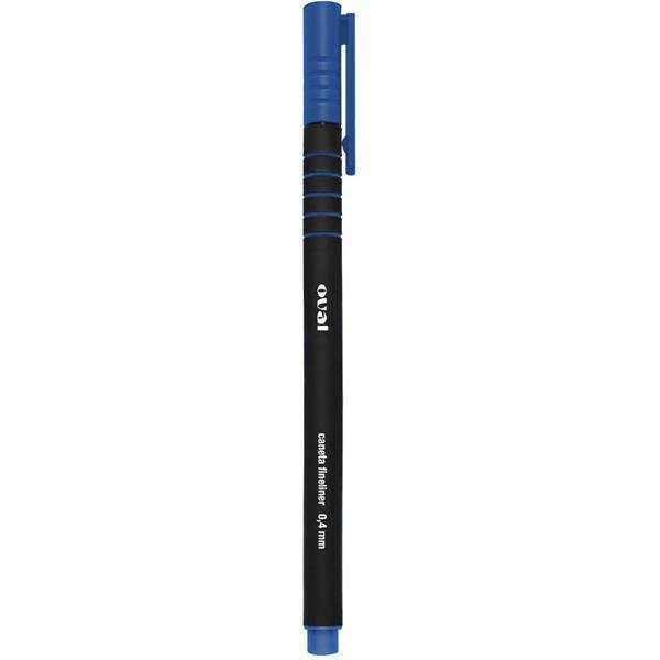 Caneta hidrográfica, Azul escuro, 0,4mm, RX, Oval - BT 1 UN