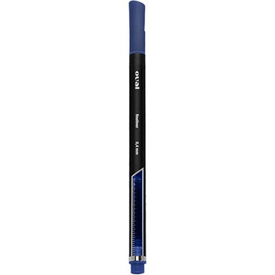 Caneta hidrográfica, Azul escuro, 0,4mm, SY, Oval - BT 1 UN
