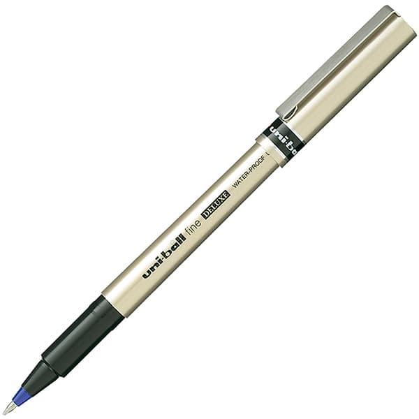 Caneta Roller Ball Deluxe Fine, Azul, UB177/1 6.7704, Uniball - BT 1 UN
