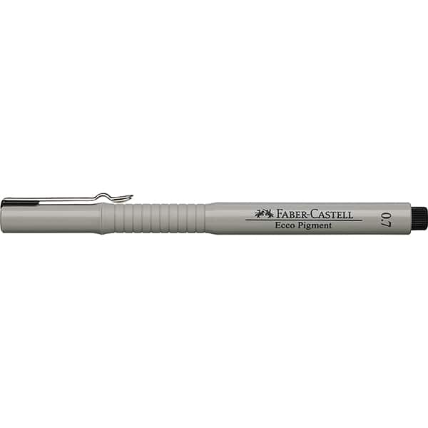 Caneta técnica 0,7mm nanquim, Preta, Faber-castell - 1 UN