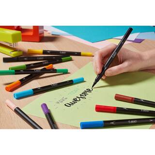 Caneta BIC Intensity - Ponta Dupla 5 Cores