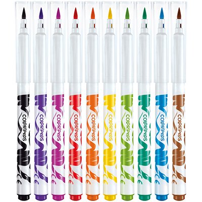 Caneta Hidrográfica Color Peps Brush Pen, 10 cores, 848010, Maped BT 1 UN