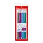 Caneta Hidrográfica Fine Pen 0,4mm Colors Faber-Castell BT 4 UN