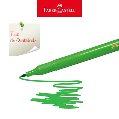 Canetinha Colors 24 Cores Faber-Castell CX 1 UN