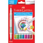 Canetinha Contorna & Pinta Duas Pontas 10 Cores Faber-Castell CX 1 UN