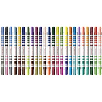 Canetinha Bicolor 48 cores (24 canetinhas) Faber-Castell CX 1 UN