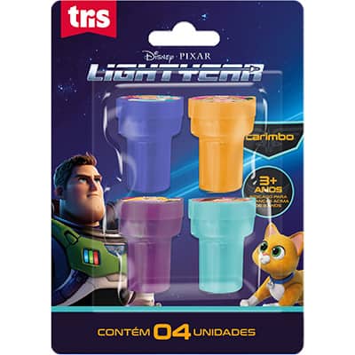 Carimbo autoentintado Lightyear 609614, Tris - BT 4 UN