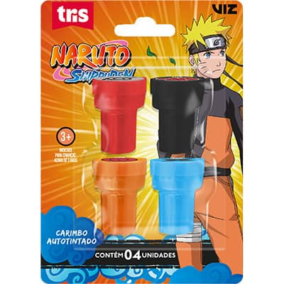 Carimbo Autoentintado Naruto Tris - BT 4 UN