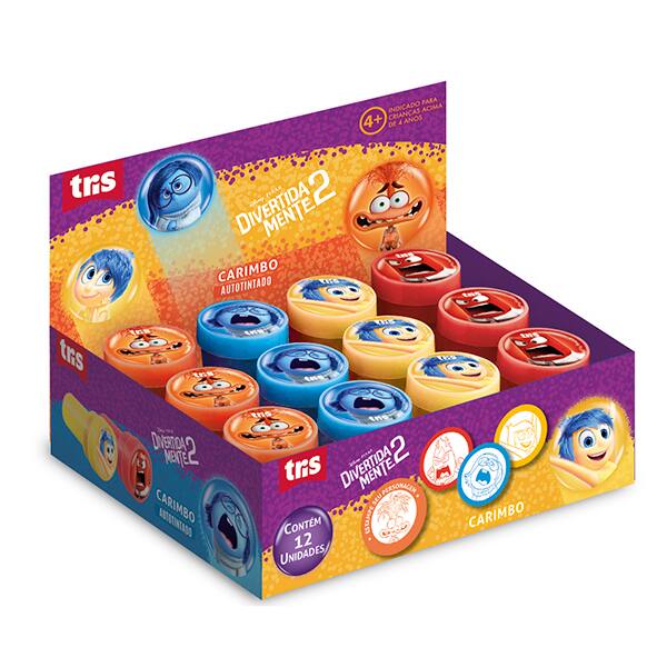 Carimbo autoentintado Divertidamente, Sortido, 905741, Tris - BT 1 UN Carimbo autoentintado Divertidamente, Sortido, 905741, Tris - BT 1 UN