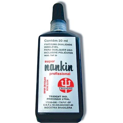 Tinta nankin preta 20ml TNF-20 Trident PT 1 UN