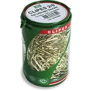 Clips nr.2/0 latonado (pt c/300un) dourado Acc PO 1 UN