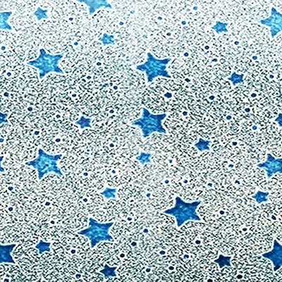Plástico autoadesivo, Glitter Estrelas, 45cm x 2m, TS185, Stickfix - PT 1 UN