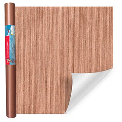 Plástico autoadesivo aço cobre 45cmx1,5m 12586BR Geekofix RL 1 UN