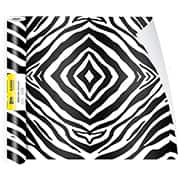 Plástico autoadesivo, Zebra, 45cm x 2m, 120 micras, 5426, Stick Fix - PT 1 RL