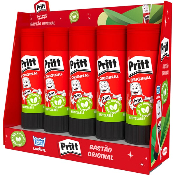 Cola em bastão 10g Pritt 1574715 Henkel CX 10 UN