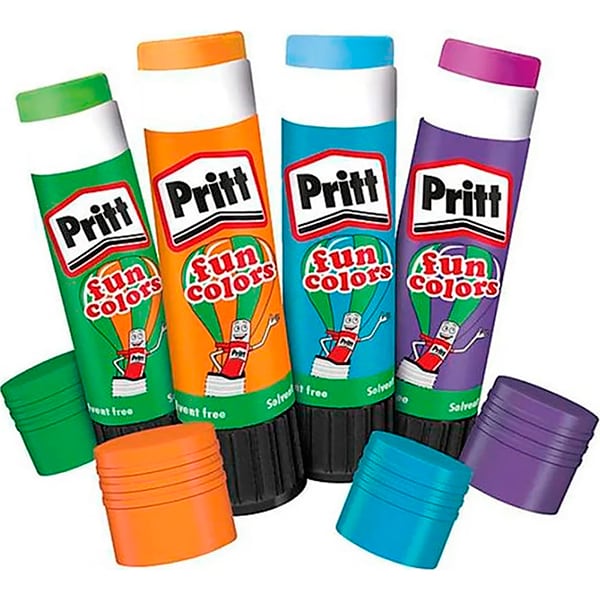 Cola Colorida em Bastão Fun Colors, Pritt, 10g, Cores Sortidas, 2048640, Henkel - BT 1 UN