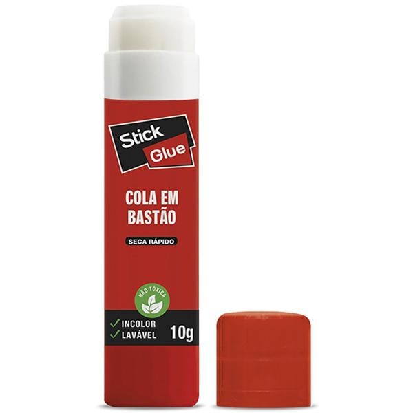 Cola em bastão 10g, Stick Glue - BT 1 UN