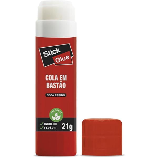 Cola em bastão 21g, Stick Glue - BT 1 UN