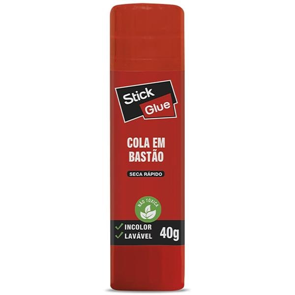 Cola em bastão 40g, Stick Glue - BT 1 UN