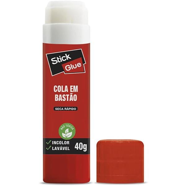 Cola em bastão 40g, Stick Glue - BT 1 UN