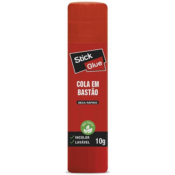 Cola em Bastão 10g, Leve 6 Pague 4, Stick Glue - BT 1 UN