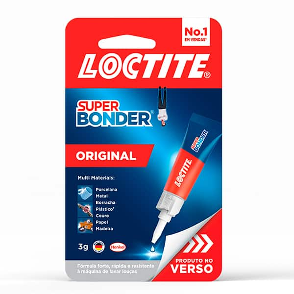 Cola instantânea 3g Super Bonder 1621047 Henkel BT 1 UN