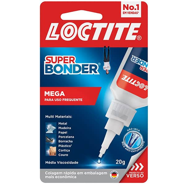 Cola Instantânea 20g Super Bonder Loctite 2308596 Henkel BT 1 UN