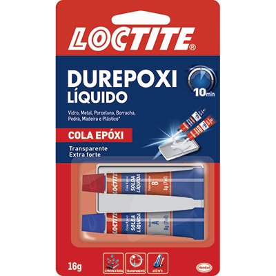 Cola epóxi 16g Durepoxi Líquido Loctite 1621049 Henkel BT 1 UN