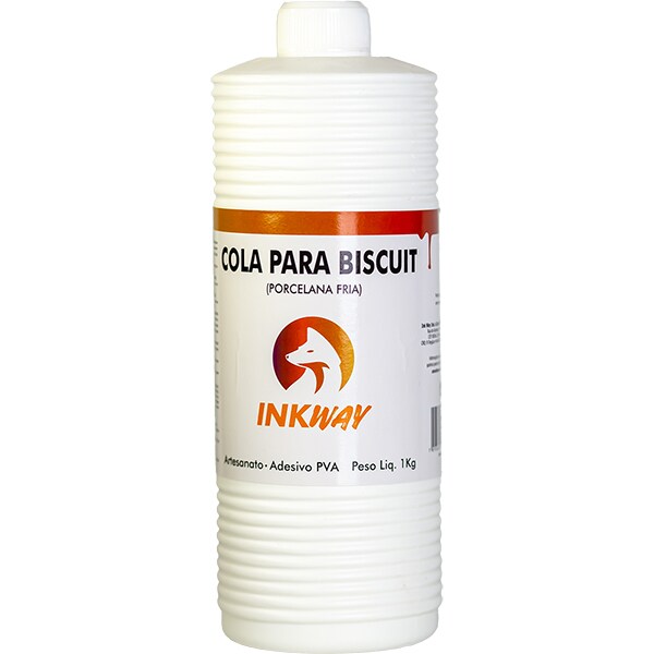 Cola para Biscuit (Porcelana Fria), 1kg, Ink Way, Ecoby - PT 1 UN