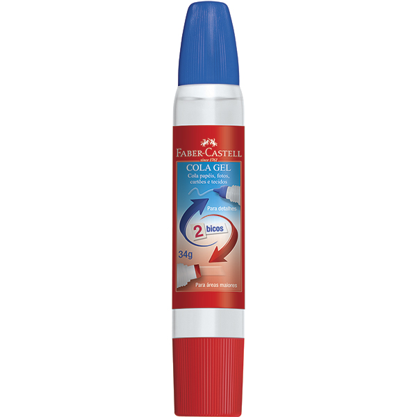 Cola transparente Gel, 34g, Faber-Castell - 1 UN Cola transparente Gel, 34g, Faber-Castell - 1 UN