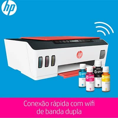 Impressora Multifuncional tanque de tinta Smart Tank 514 3YW74AAK4, Colorida, Wi-fi, Conexão USB, Bivolt - HP CX 1 UN