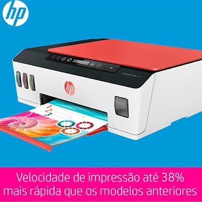 Impressora Multifuncional tanque de tinta Smart Tank 514 3YW74AAK4, Colorida, Wi-fi, Conexão USB, Bivolt - HP CX 1 UN