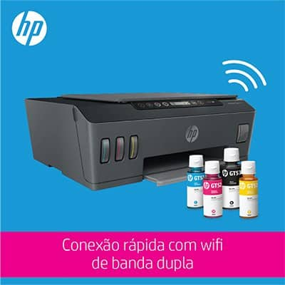 Impressora Multifuncional tanque de tinta Smart Tank 517 1TJ10A, Color, Wi-fi, Conexão USB, Bivolt - HP CX 1 UN