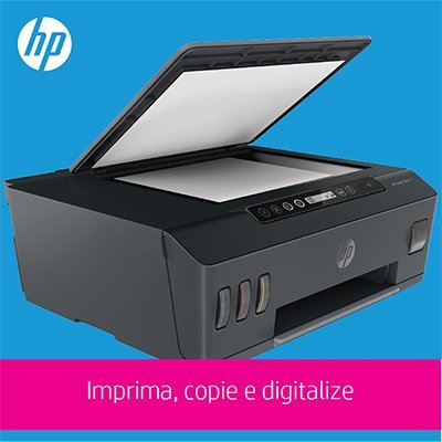 Impressora Multifuncional tanque de tinta Smart Tank 517 1TJ10A, Color, Wi-fi, Conexão USB, Bivolt - HP CX 1 UN