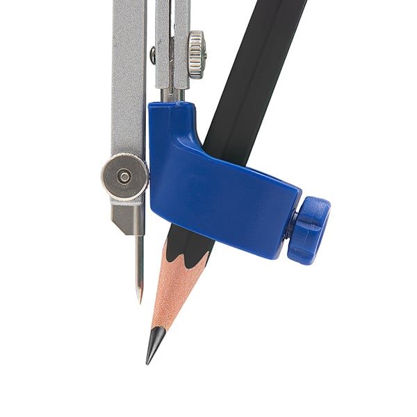 Compasso de metal com 3 peças, 13,5cm, raio de 350mm, Spiral - BT 1 UN Compasso de metal com 3 peças, 13,5cm, raio de 350mm, Spiral - BT 1 UN