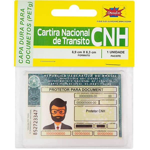 Porta documento acrílico rígido CNH/RG 158 Goodie SC 1 UN
