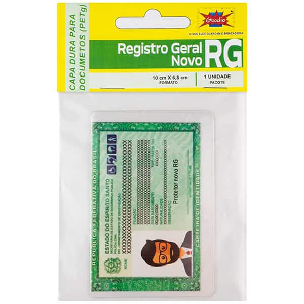 Porta documento acrílico rígido CIN(RG) 159 Goodie SC 1 UN