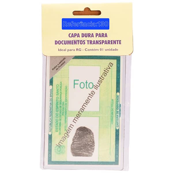 Porta documento RG 130 Plastic PT 1 UN