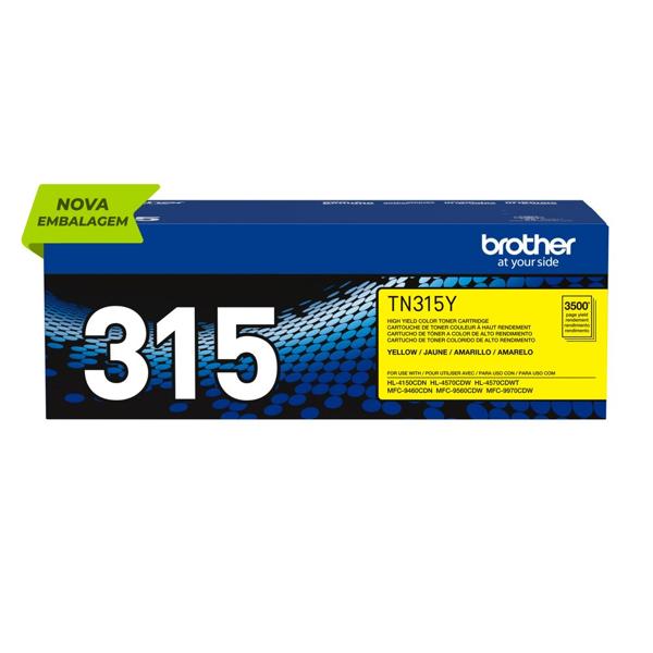 Cartucho toner p/Brother amarelo TN315YBR Brother CX 1 UN