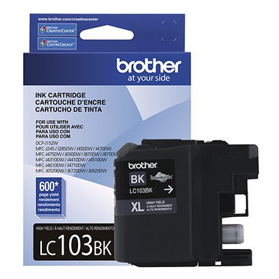 Cartucho p/Brother preto LC103BK Brother CX 1 UN