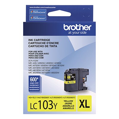 Cartucho p/Brother amarelo LC103y Brother CX 1 UN