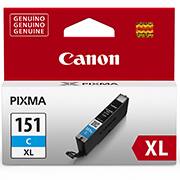 Cartucho Canon CLI-151XL, Ciano, para Canon ix6810, ip7210, ip8710, mg5410, mg5510, mg5610, mg7510, mx721 - CX 1 UN