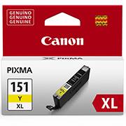 Cartucho Canon CLI-151XL, Amarelo, para Canon ix6810, ip7210, ip8710, mg5410, mg5510, mg5610, mg7510, mx721 - CX 1 UN