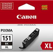 Cartucho Canon CLI-151XL, Preto, para Canon ix6810, ip7210, ip8710, mg5410, mg5510, mg5610, mg7510, mx721 - CX 1 UN